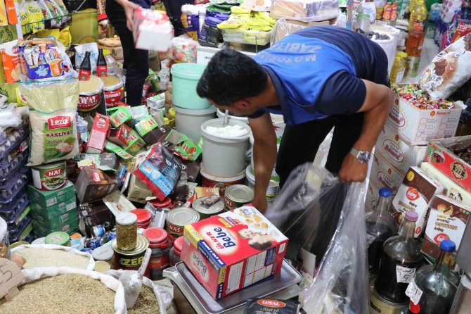 Tarihi geçmiş 59 bin gıda ürünü imha edildi