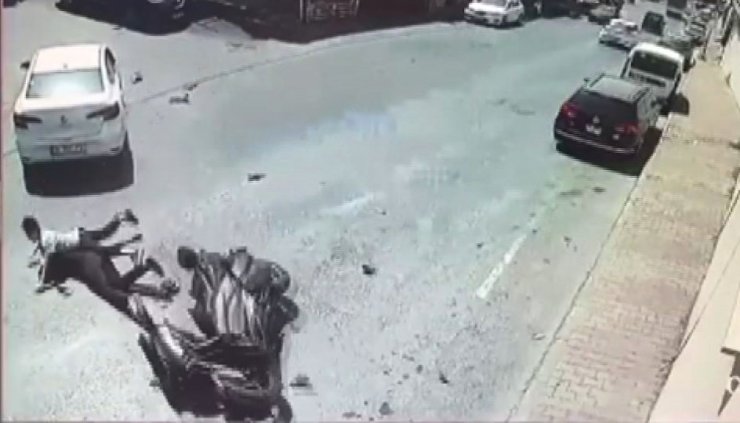 Ambulans şoförünün dikkati olası faciayı önledi