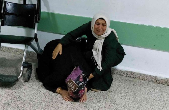 Asker torununun yemin töreninde kalbine yenik düştü