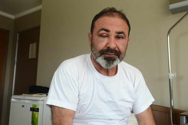 Kavgayı ayırırken gözünden oluyordu