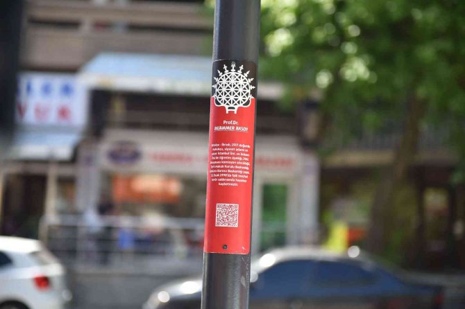 Sokak tabelalarında QR Kod dönemi