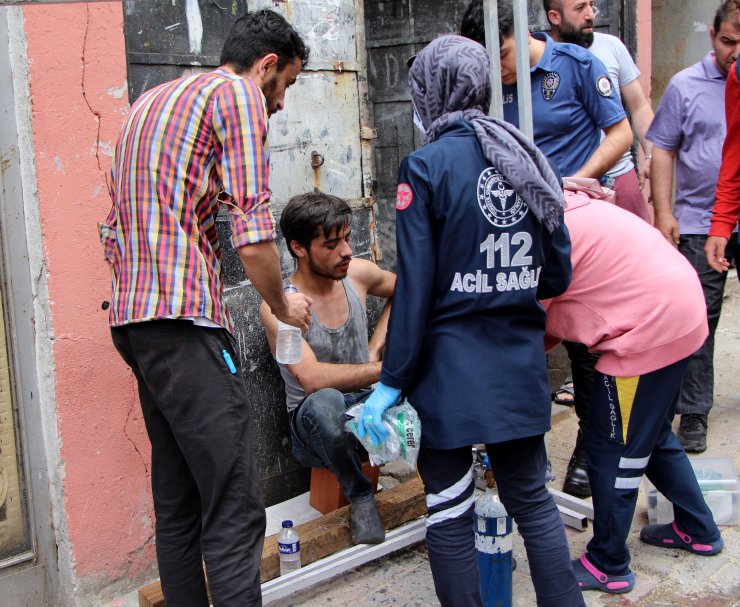 Alevler arasında can pazarı