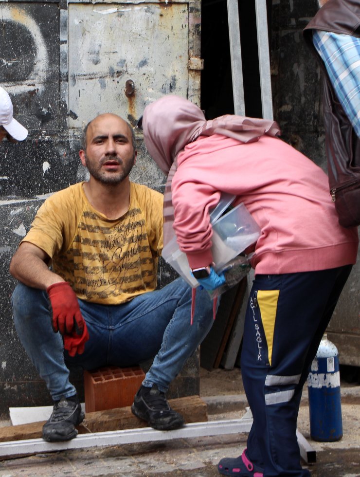 Alevler arasında can pazarı