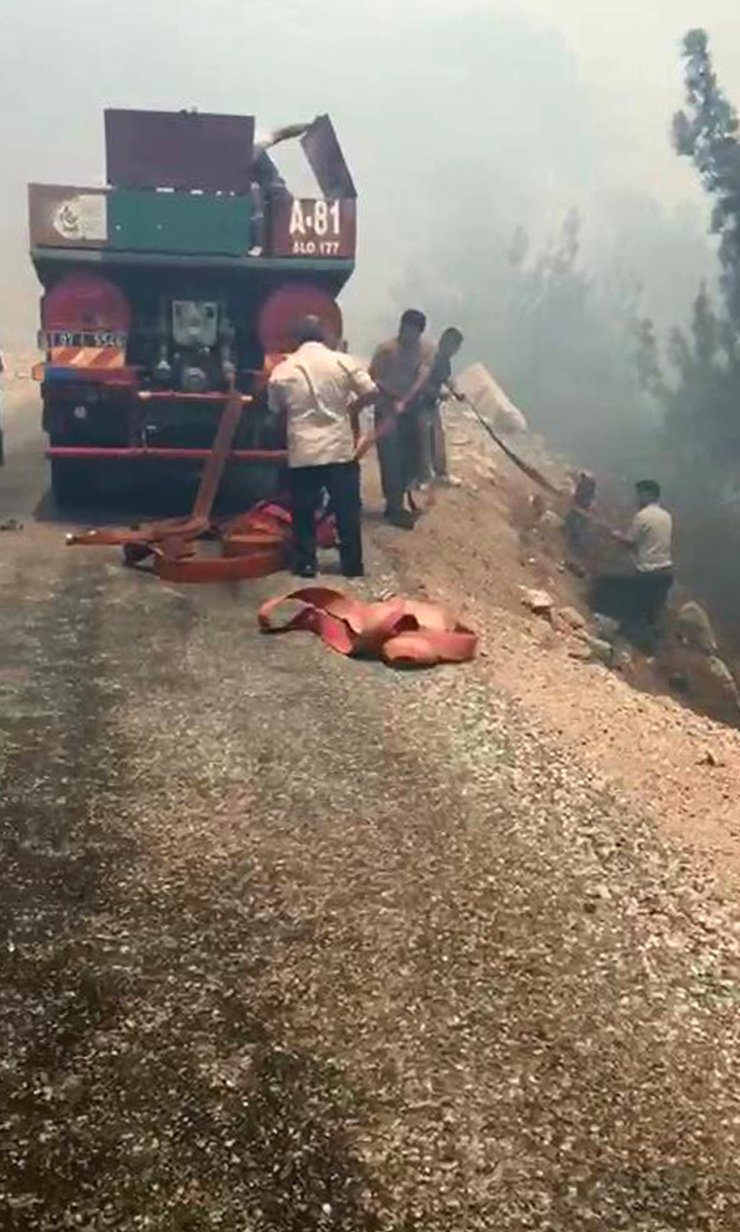 Antalya'da orman yangını