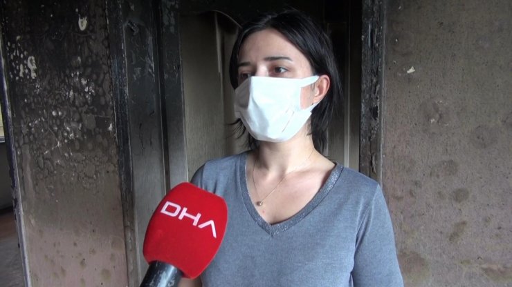 Ev sahibinin  zam yapmasına öfkelenen kiracı evi yaktı