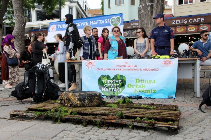 İstanbul Boğazı'ndan otomobil lastiği bile çıktı