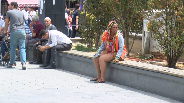 Kaçak göçmen denetiminde ilginç anlar