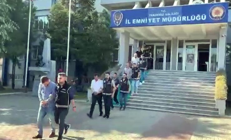 Suç örgütüne operasyonda 9 tutuklama