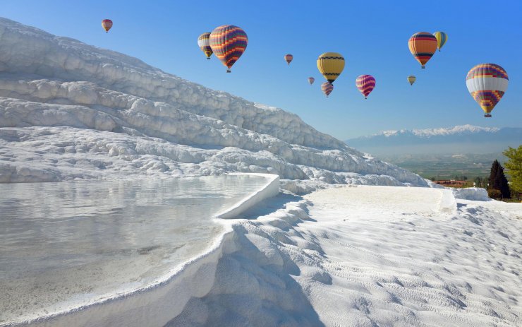 'Beyaz cennet' Pamukkale’yi ilk 5 ayda 431 bin turist ziyaret etti