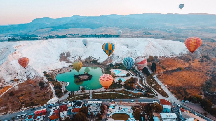 'Beyaz cennet' Pamukkale’yi ilk 5 ayda 431 bin turist ziyaret etti