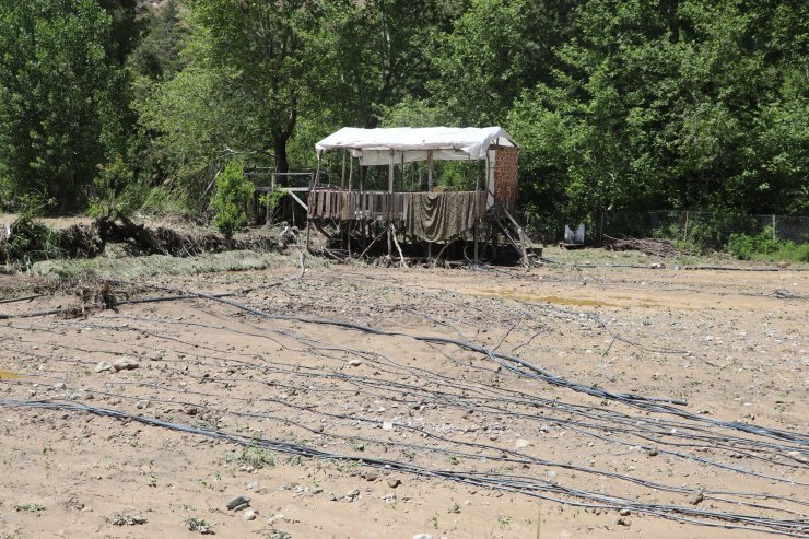 Dereler taştı; tarım arazileri ve evler su altında kaldı
