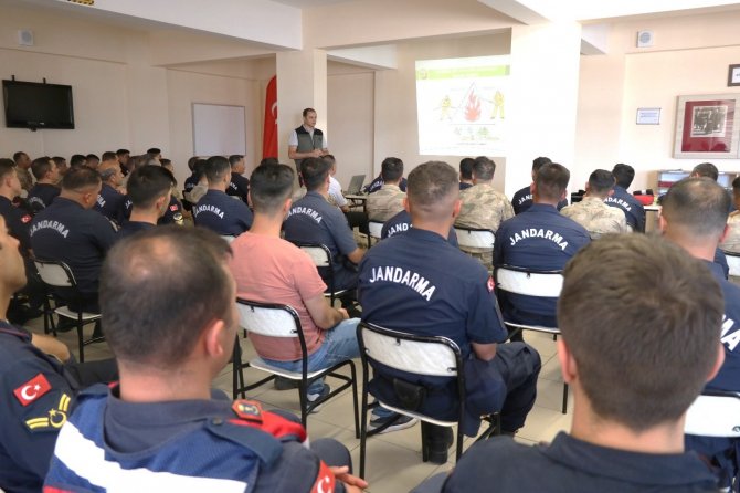 Jandarma personeline ‘Orman Yangını’ eğitimi