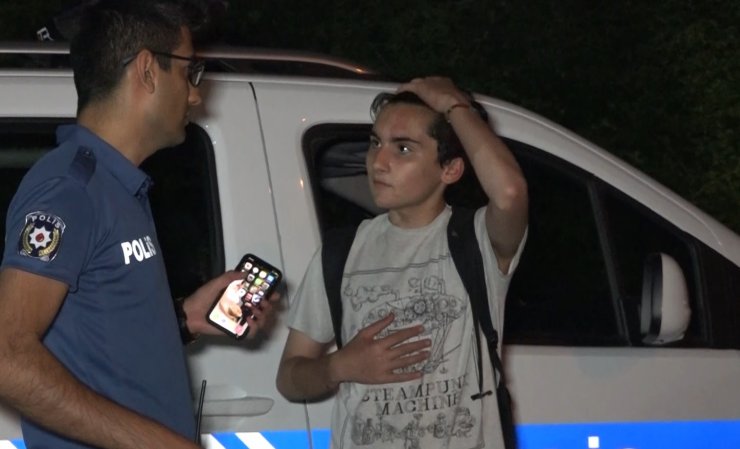 LGS sınavının ardından hava almak için gittiği ormanda mahsur kaldı