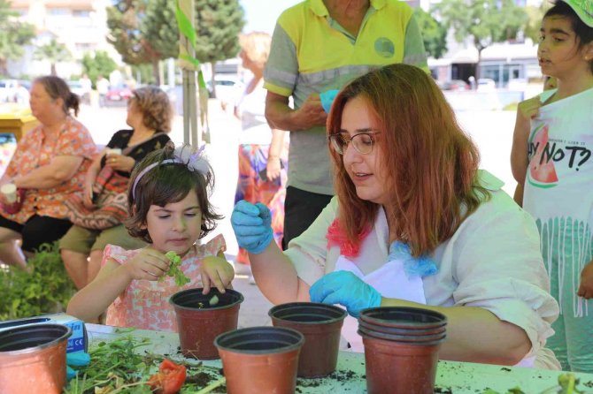 Çocuklar çevre şenliğinde buluştu