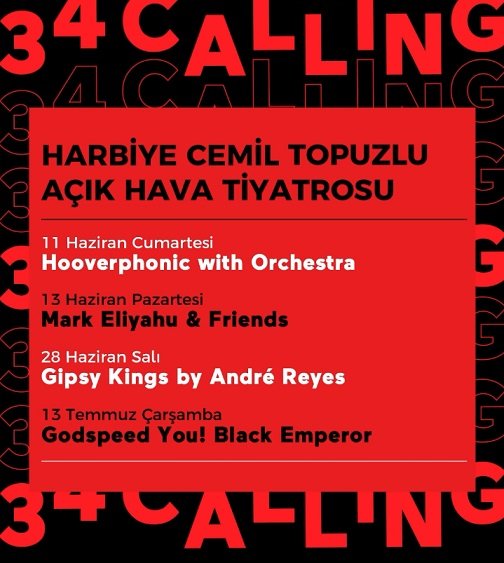 Harbiye’de uluslararası sanatçıların sahne alacağı konserler başlıyor
