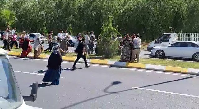 2 grubun piknik dönüşü kavgası kamerada