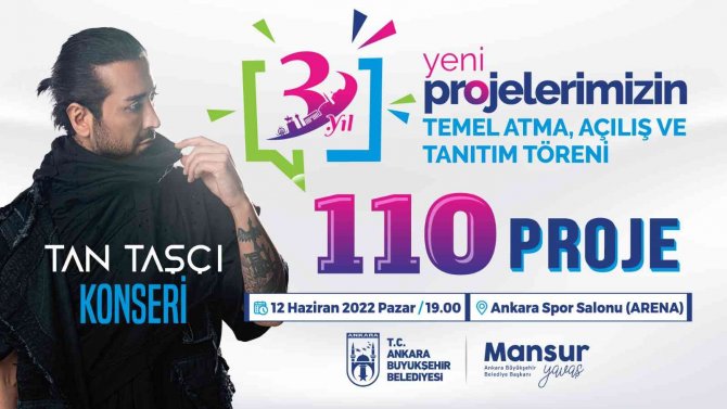 Ankara’da 110 proje açıklanacak