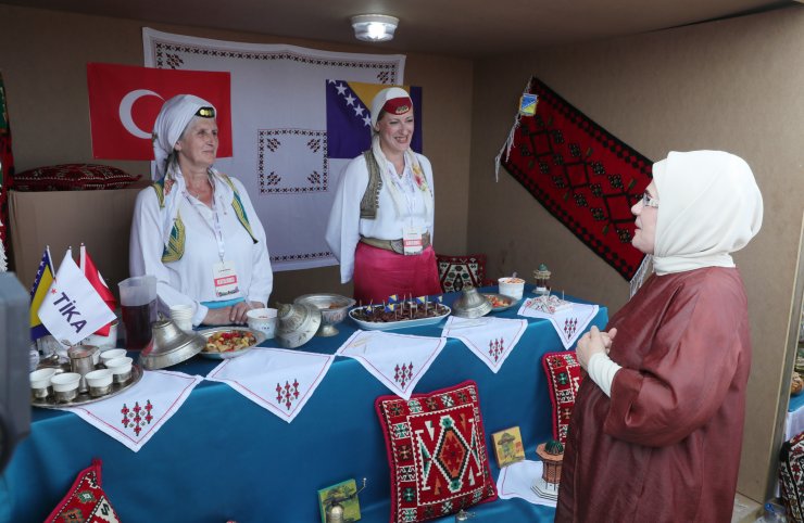 Emine Erdoğan'dan Etnospor Kültür Festivali'ne ziyaret