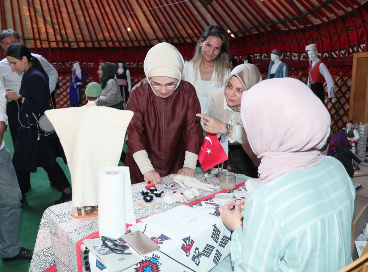 Emine Erdoğan'dan Etnospor Kültür Festivali'ne ziyaret