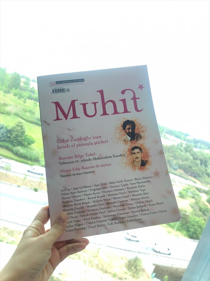 Cahit Zarifoğlu'nun kendi el yazısı şiirleri, okurlarla buluştu