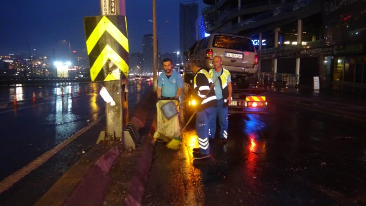 Kontrolden çıkan cipin sürücüsü yaralandı