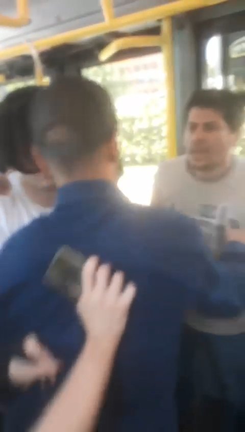 Maltepe'de minibüste hırsızlık iddiasına dayak