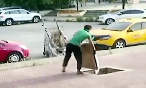 Rögar kapağı hırsızlığına 2 gözaltı