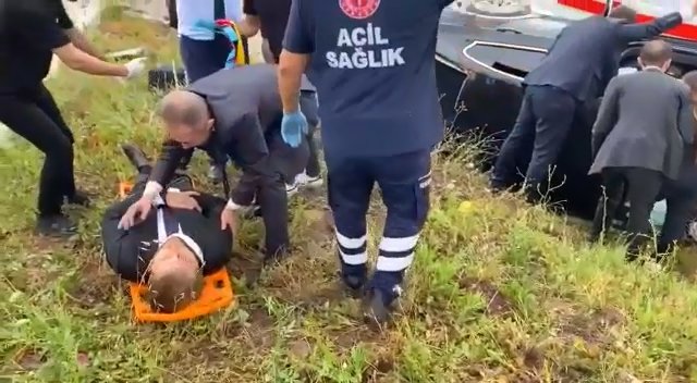 Şentop'un koruma ekibi kaza yaptı; 2 özel kalem müdür yardımcısı ve 2 polis yaralı