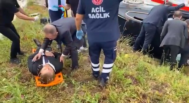 Şentop'un koruma ekibi kaza yaptı; 2 özel kalem müdür yardımcısı ve 2 polis yaralı