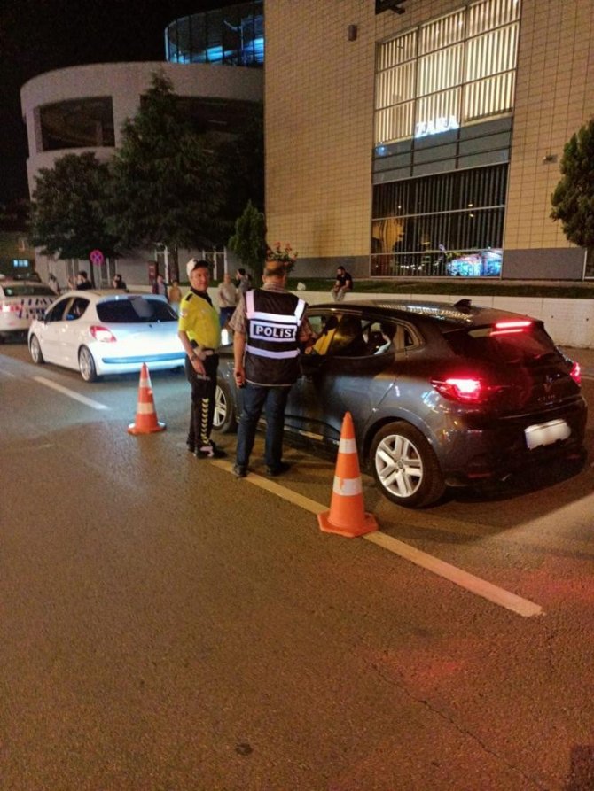 500 polisin katılımıyla denetim yapıldı