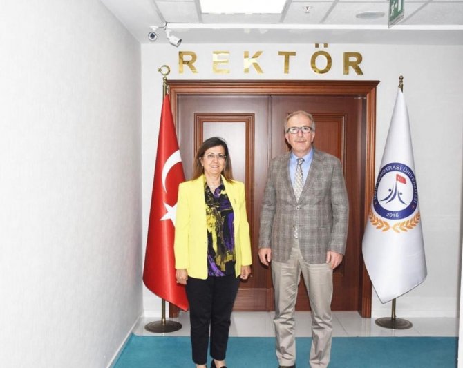 İki üniversite arasında yapılabilecek ortak çalışmalar konuşuldu