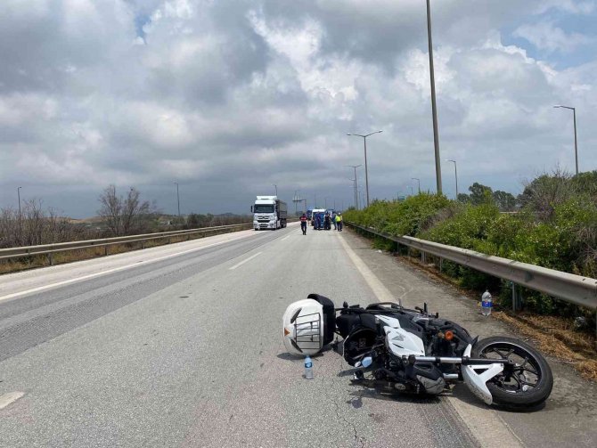 Motosiklet kazası: 1 ölü, 1 yaralı