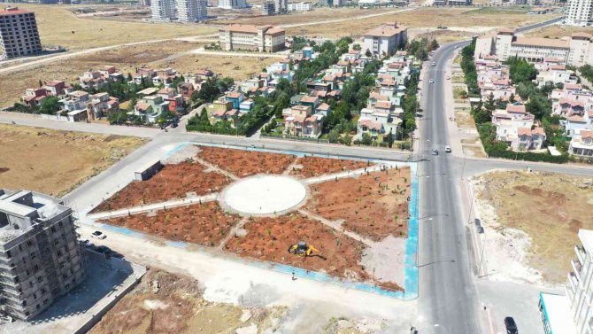 Yeni yeşil alanların yapımı sürüyor