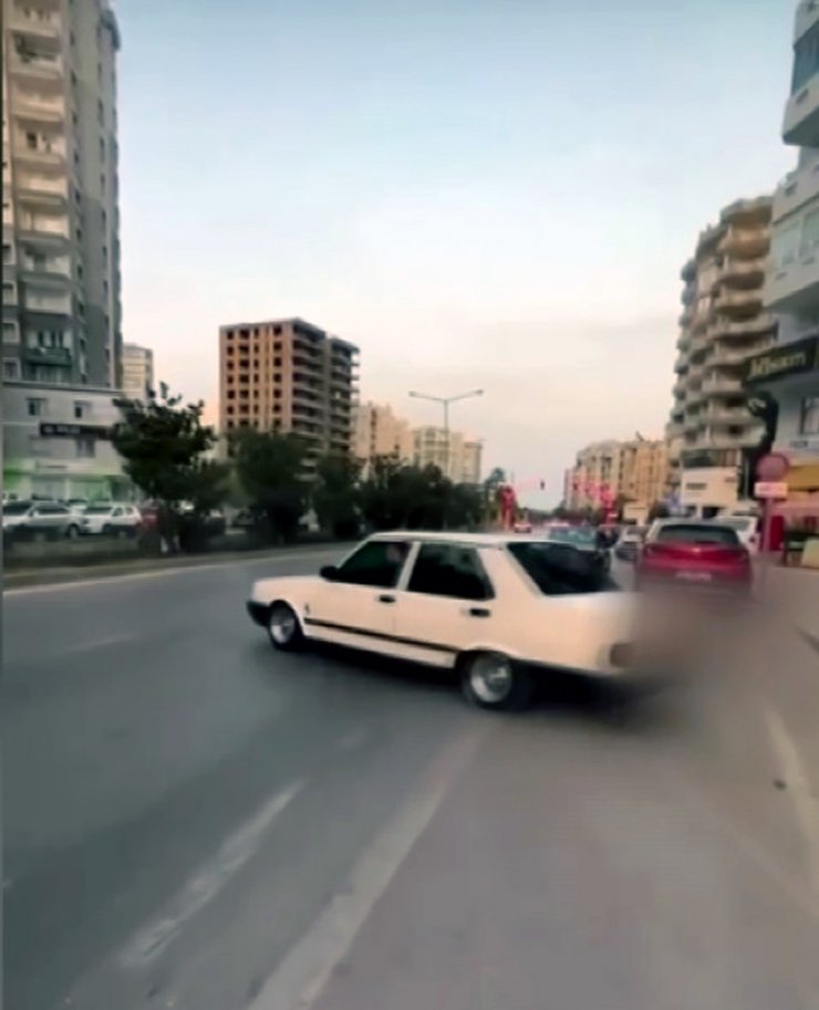 İşlek caddede drifte 9 bin lira ceza