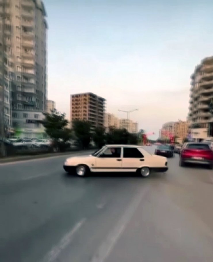 İşlek caddede drifte 9 bin lira ceza