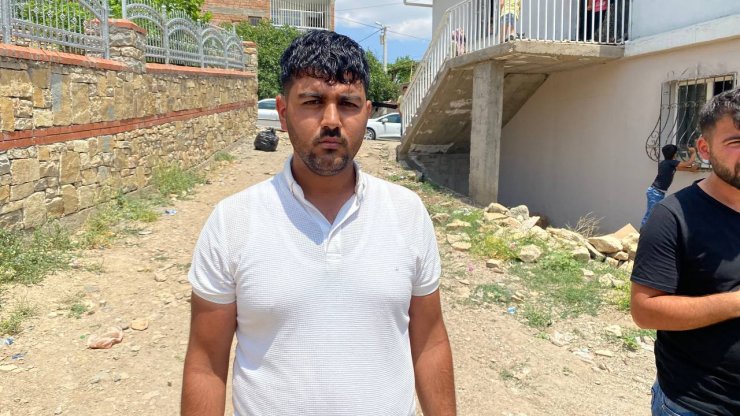 Yangın çıkan evin kapısını açmak isterken ölmüş