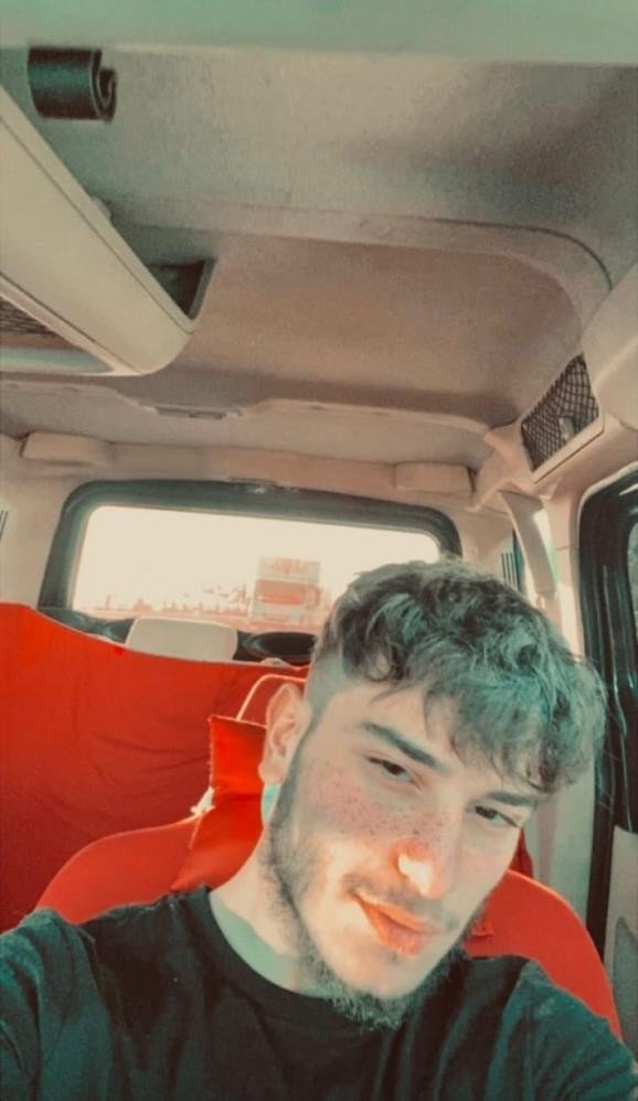 Derede hayatını kaybeden gencin son görüntüleri