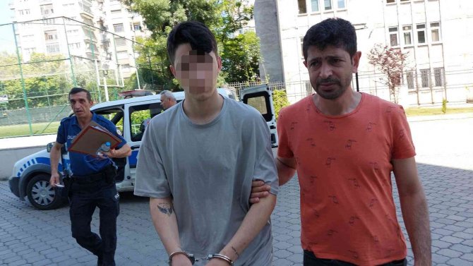 Girdiği evdeki kombiyi çalan genç tutuklandı