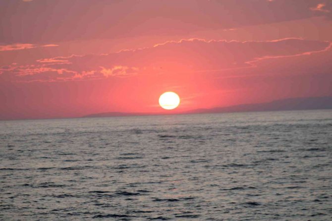 Gün batımı mest ediyor