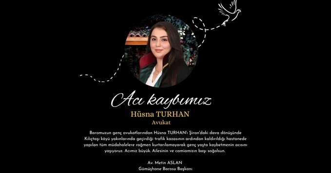 Kazada yaralanan avukat Hüsna, kurtarılamadı