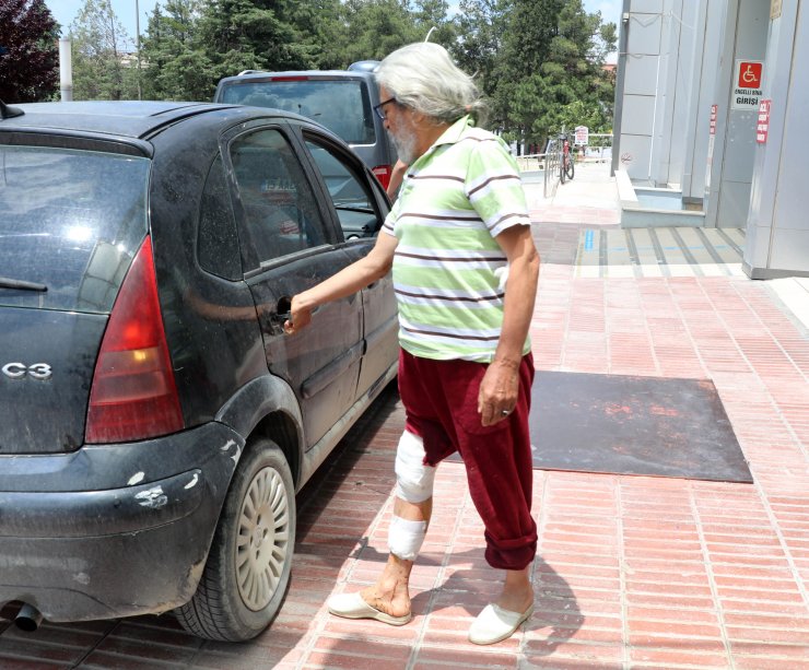 Komşusunun köpeği saldırdı, 20 dikiş atıldı