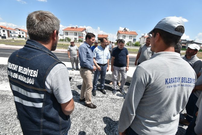Başkan Kılca yol asfaltlama çalışmalarını yerinde inceledi