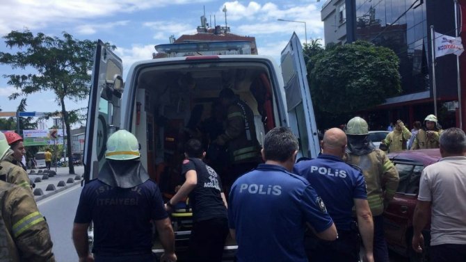 Diyaliz merkezinde kendini yakmaya kalkıştı