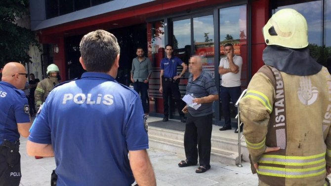 Diyaliz merkezinde kendini yakmaya kalkıştı