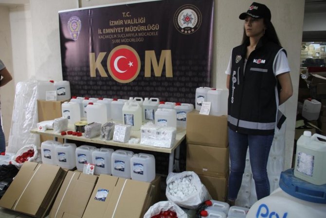 İzmir merkezli sahte alkol operasyonunda 6 tutuklama