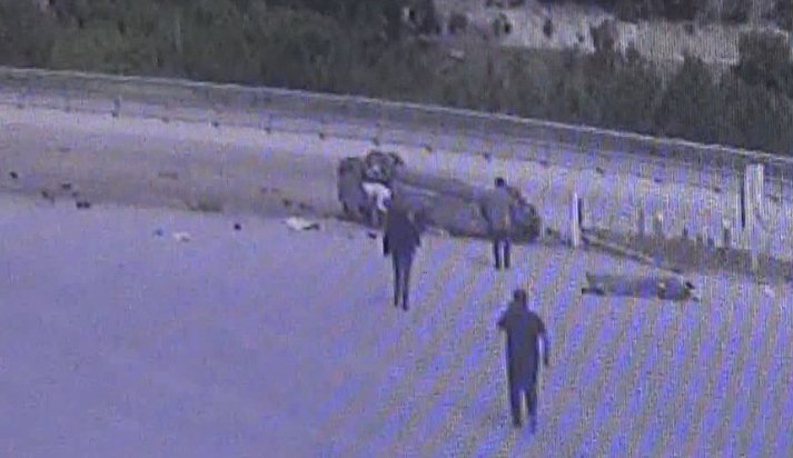 Bulgar ailenin otomobili takla attı: 1 ölü, 3 yaralı