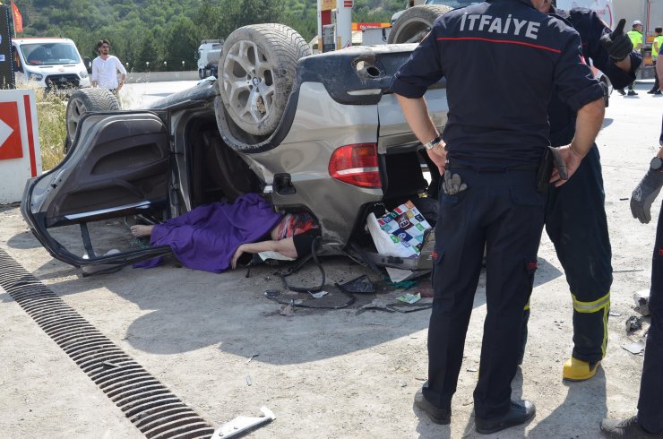 Bulgar ailenin otomobili takla attı: 1 ölü, 3 yaralı