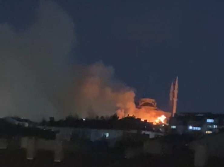 Parkta çıkan yangın, paniğe neden oldu