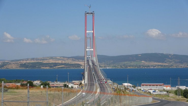 1915 Çanakkale Köprüsü'nde kedi yollarının sökümüne başlandı
