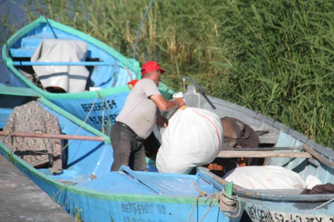 Beyşehir Gölü’nde su ürünleri av yasağı sona erdi